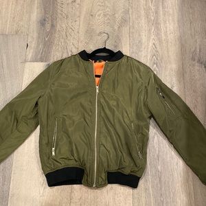 Olive Bomber Jacket from Missguided
